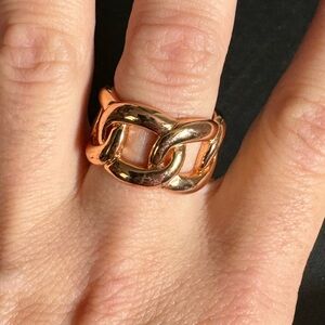 Gold Chain Design Ring